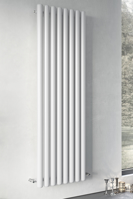 Picture of VULKAN ROUND TUBE SINGLE VERTICAL (ANTHRACITE)