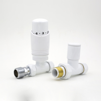 Picture of EUCOTHERM DELUXE TRV VALVES  STRAIGHT  (WHITE)