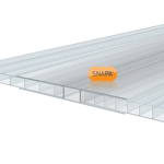 Picture of Bulk 50 Lengths Snapa 10mm Clear Polycarbonate H Section 6m