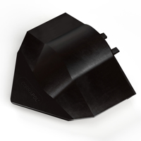 Picture of Corrapol®-BT Aluminium Super Ridge Endcap Black