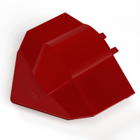 Picture of Corrapol®-BT Aluminium Super Ridge Endcap Red