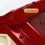 Picture of Corrapol®-BT Aluminium Super Ridge Endcap Red