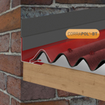 Picture of Corrapol-BT Rock n Lock Wall Flashing Red 2m