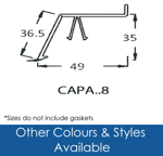 Picture of Capa - Glazing Bar Top Cap