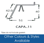 Picture of Capa - Glazing Bar Top Cap