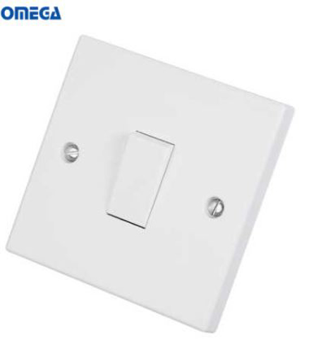 Picture of Omega 10A 1 Gang 1 Way Light Switch White