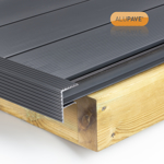 Picture of Alupave Fireproof Decking Board Endstop Bar 2m Grey