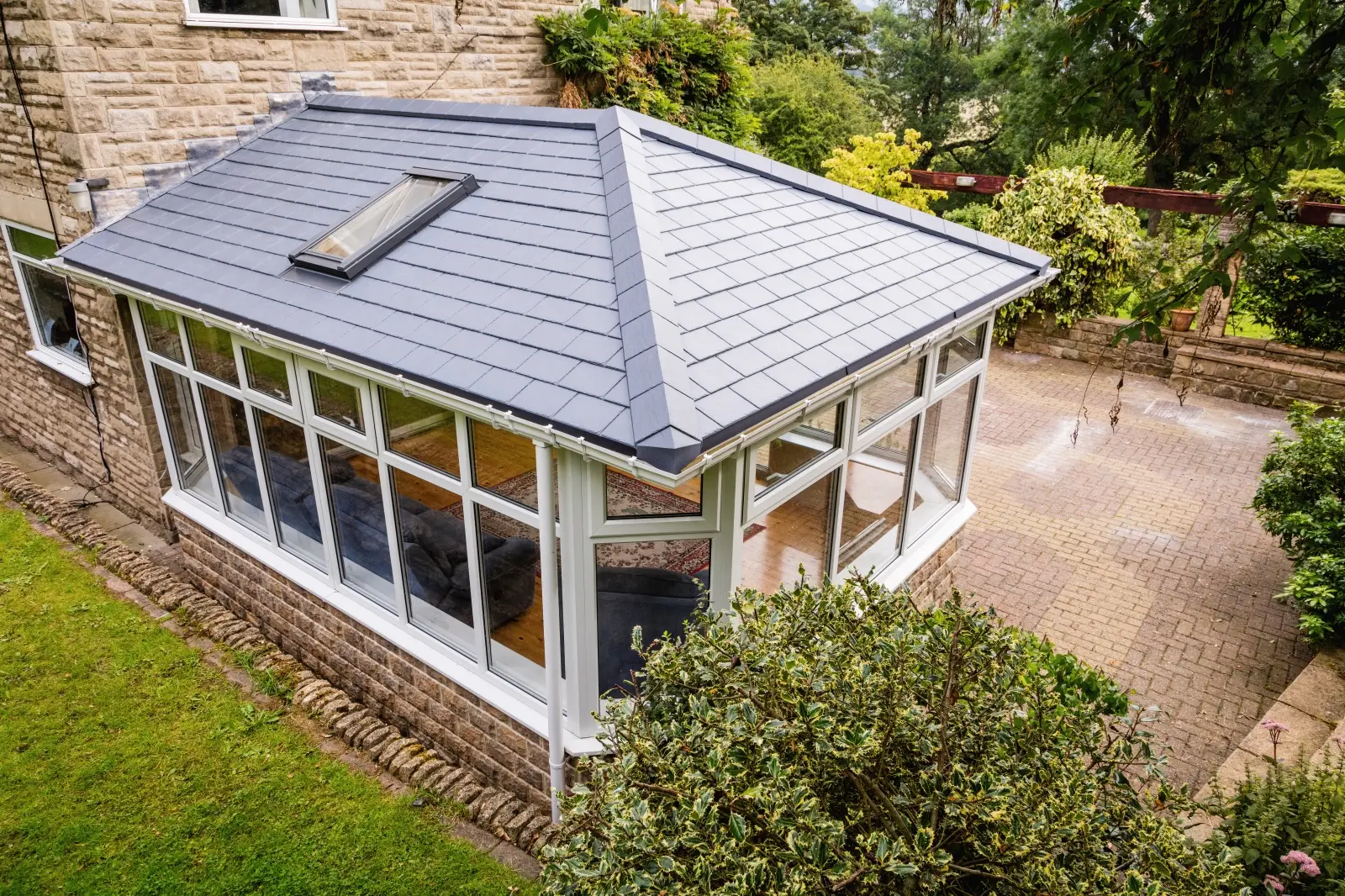 resize solid tiled conservatory roof