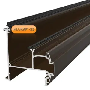 0000771 alukap ss wall eaves beam 30m brown 1.webp