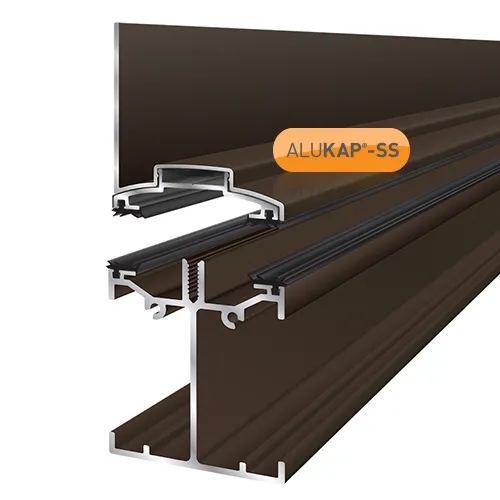 0000807 alukap ss low profile wall bar 48m brown 1.webp