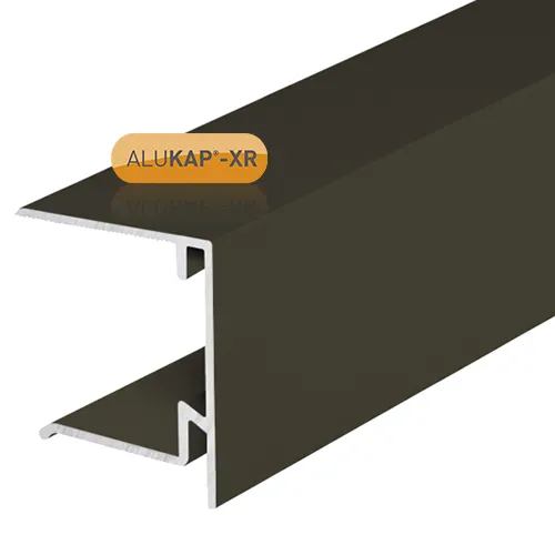0000990 alukap xr 35mm end stop bar 3m brown 1.webp