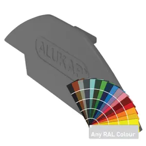 0001290 alukap xr ridge gable end plate powder coated 1.webp