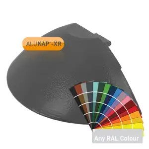 0001296 alukap xr ridge radius end cap powder coated 1.webp
