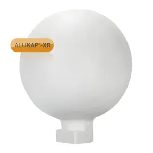 0001299 alukap xr 150mm ball finial white 1.webp