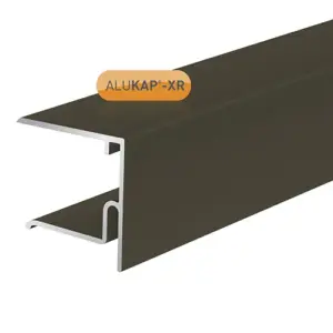 0001362 alukap xr 28mm end stop bar 48m brown 1.webp