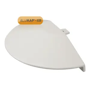 0001371 alukap xr roof lantern radius end cap white 1.webp