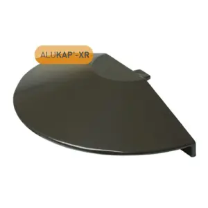 0001374 alukap xr roof lantern radius end cap brown 1.webp