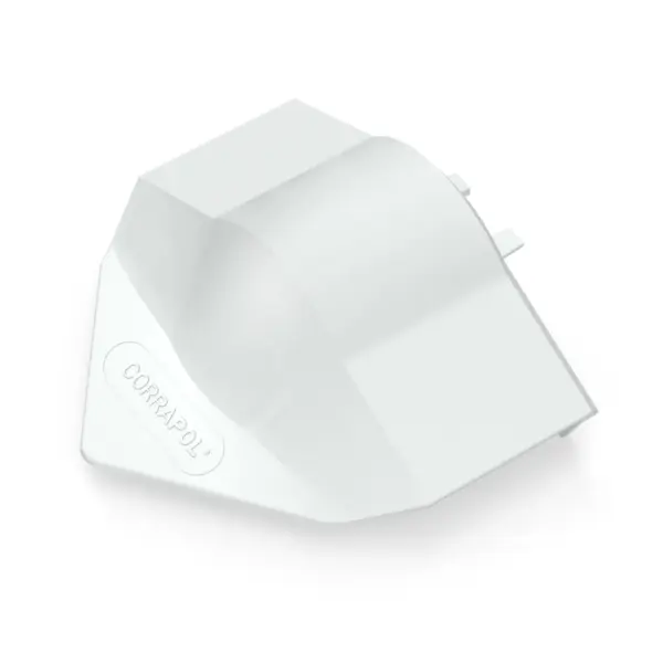 0011460 corrapol super ridge endcap white 1.webp
