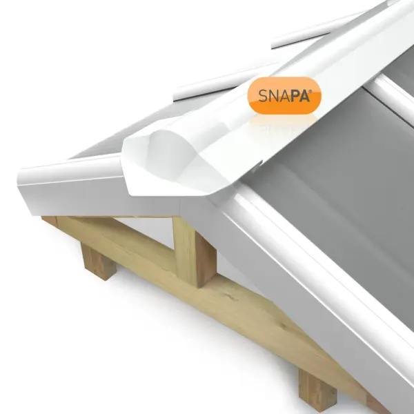 snapa super ridge end cap white
