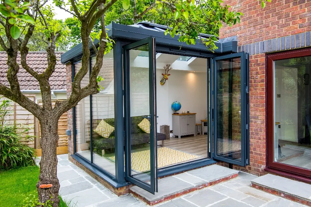 anthracite conservatory extention