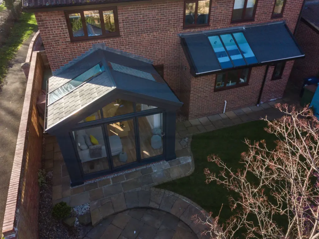 anthracite gable conservatory