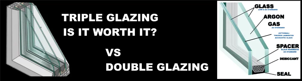 double glazing cross section with explaination