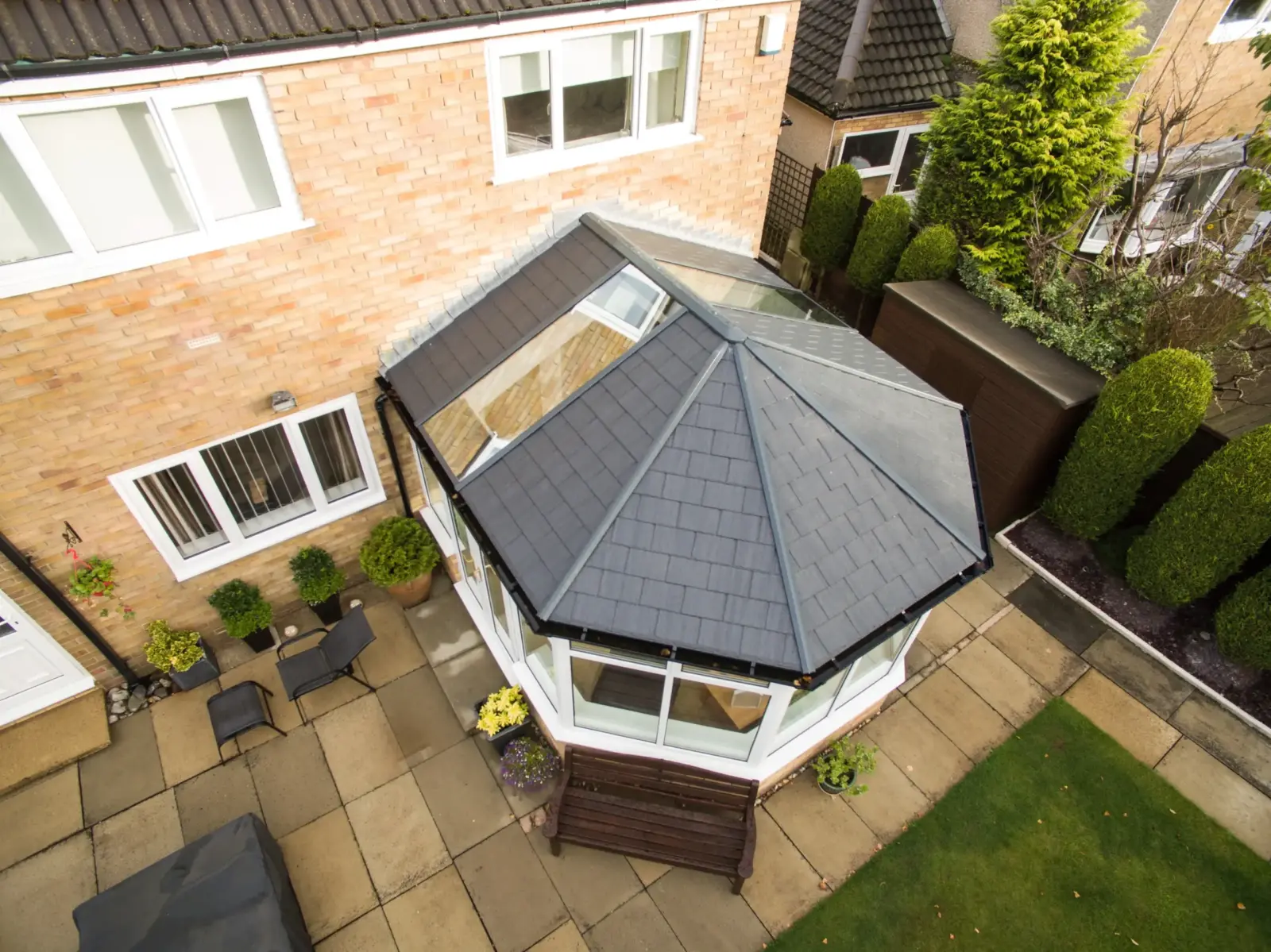 Tiled Conservatory Roof - Clyde Windows & Construction