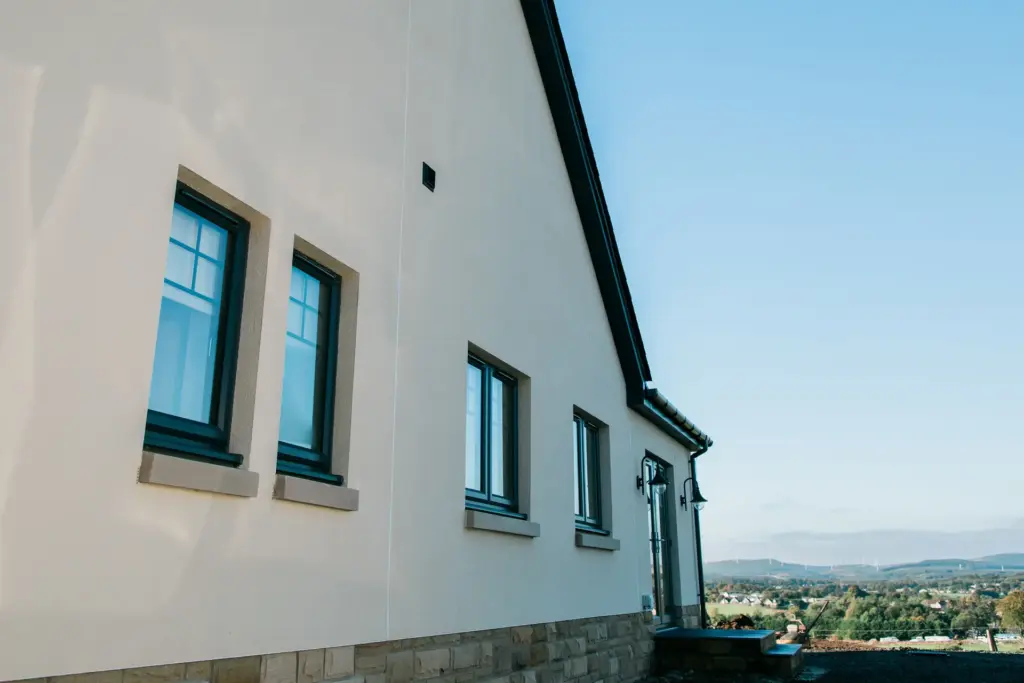 anthracite casmeent windows creame house