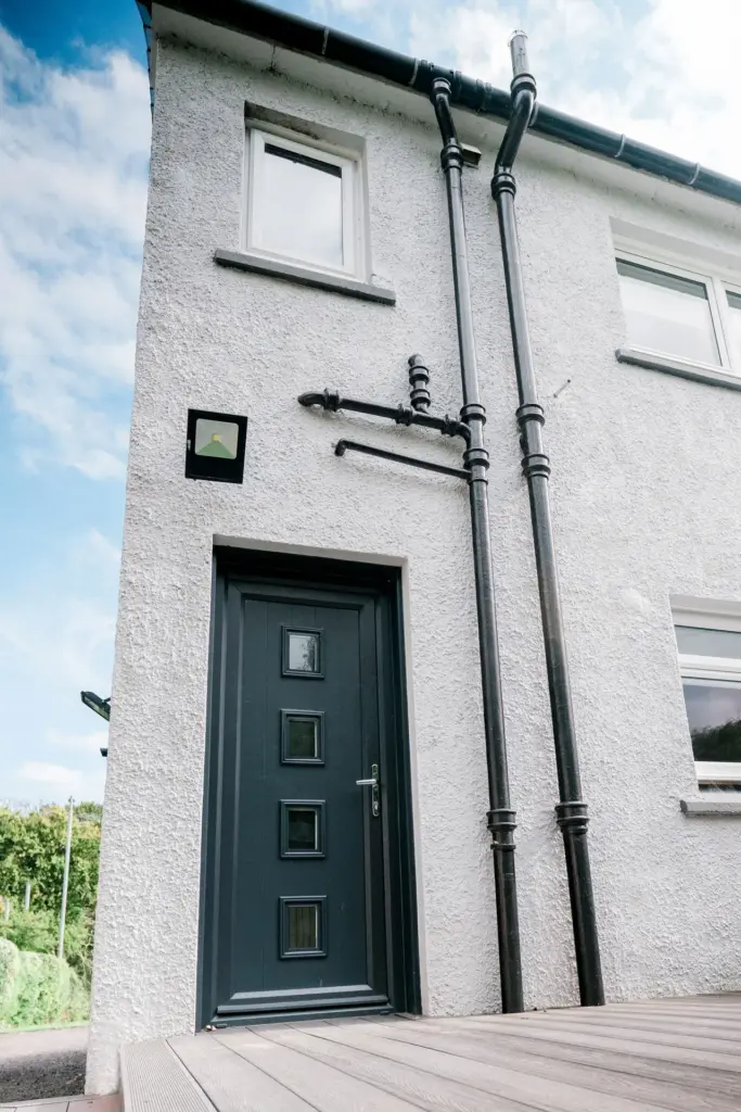 anthracite upvc door