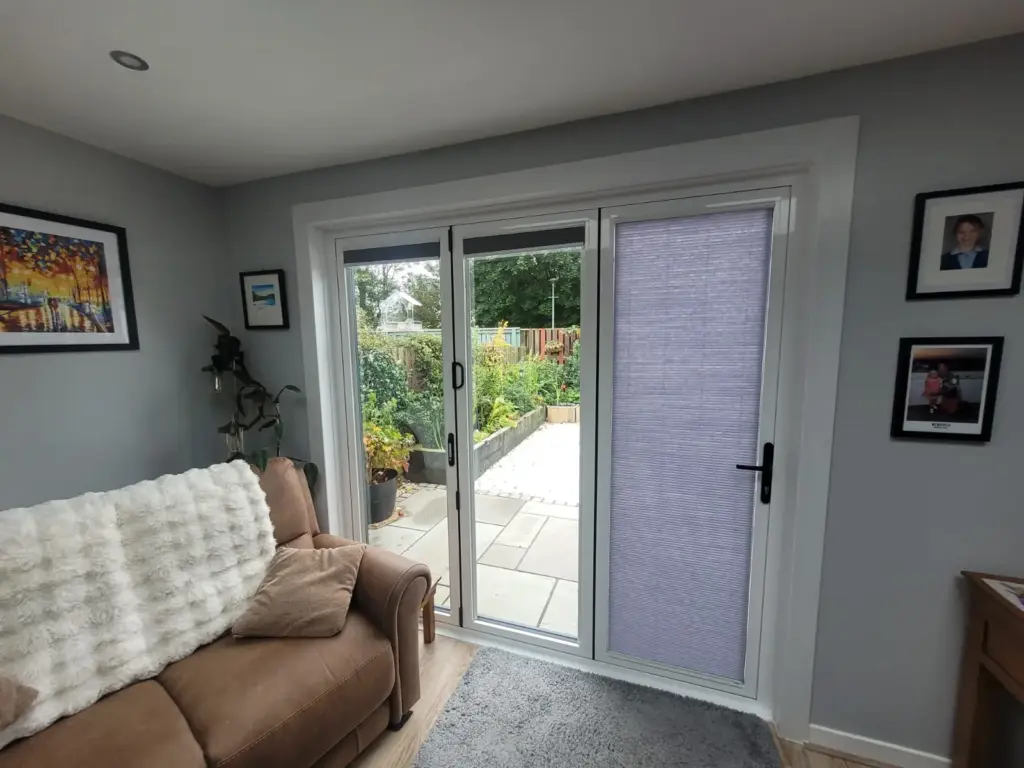 bi fold door inside view