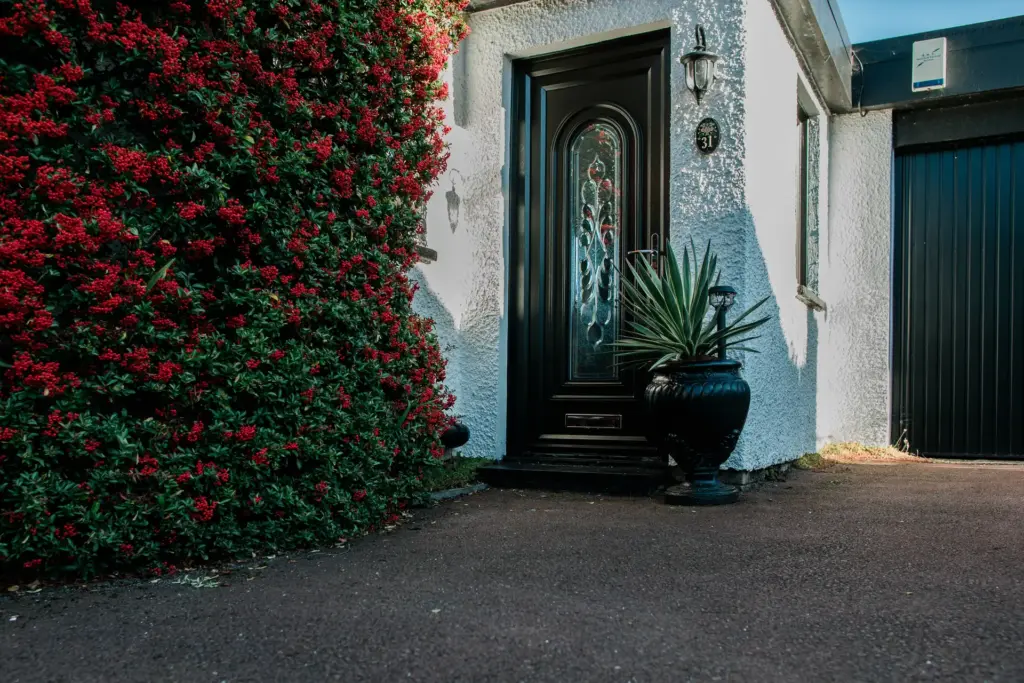 brown upvc front door