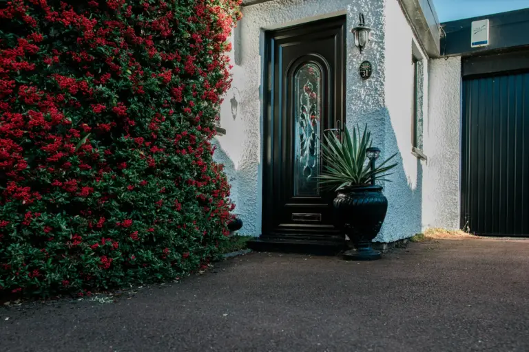 brown upvc front door